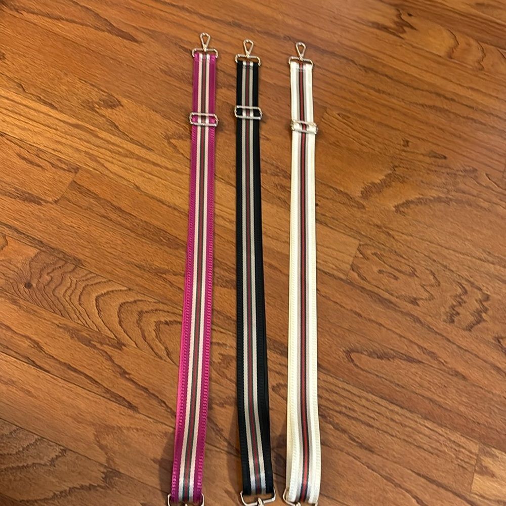 Handbag interchangeable Guitar straps set of THREE.  High Quality